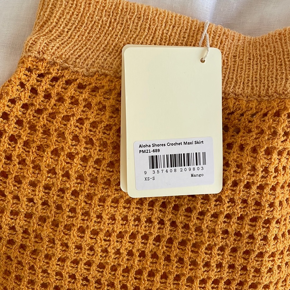 Pepper Mayo Aloha Shores Crochet Maxi Skirt